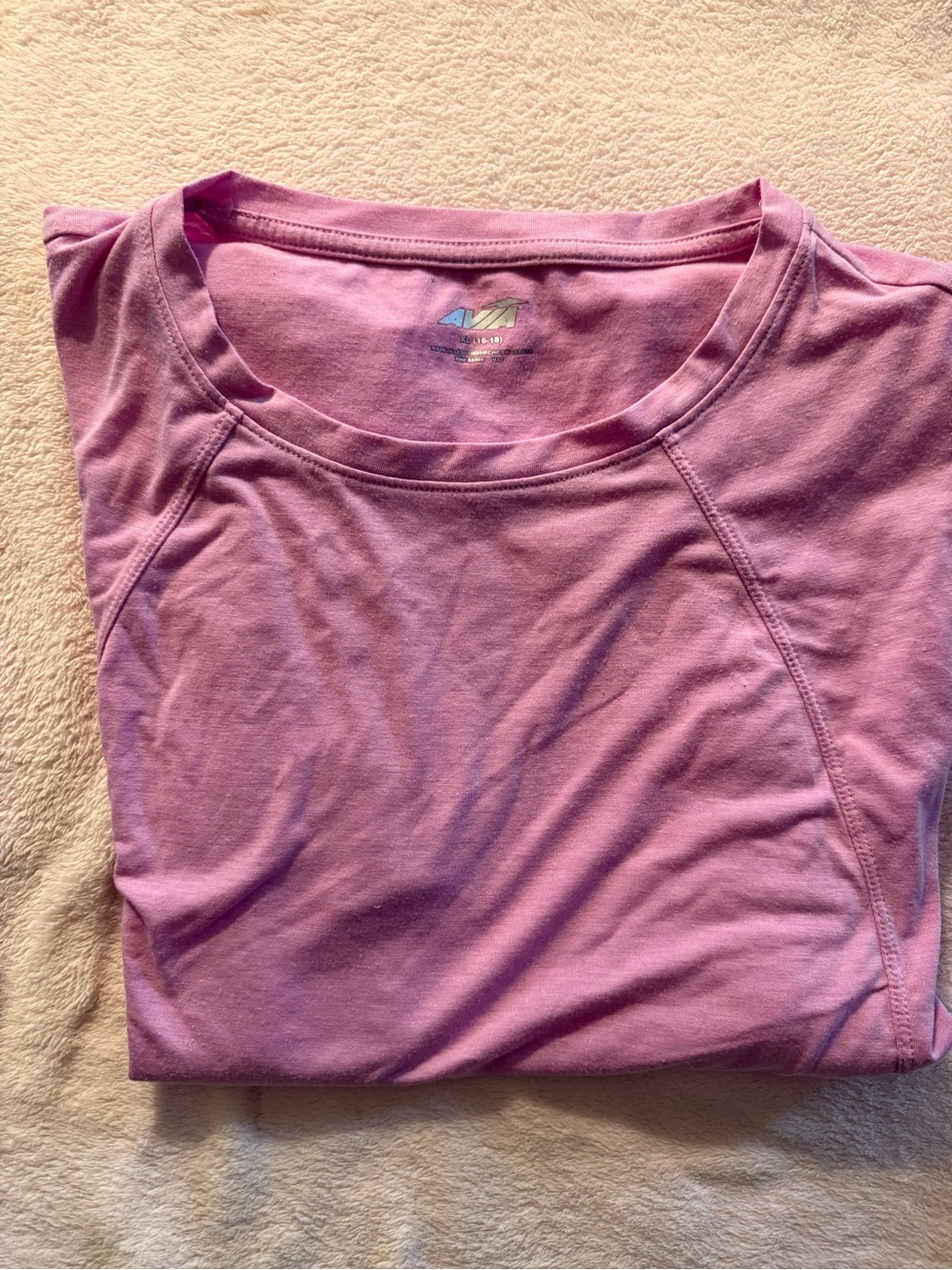 Avia Light Purple Short-Sleeve Crewneck Athletic Tee - Picture 4 of 4